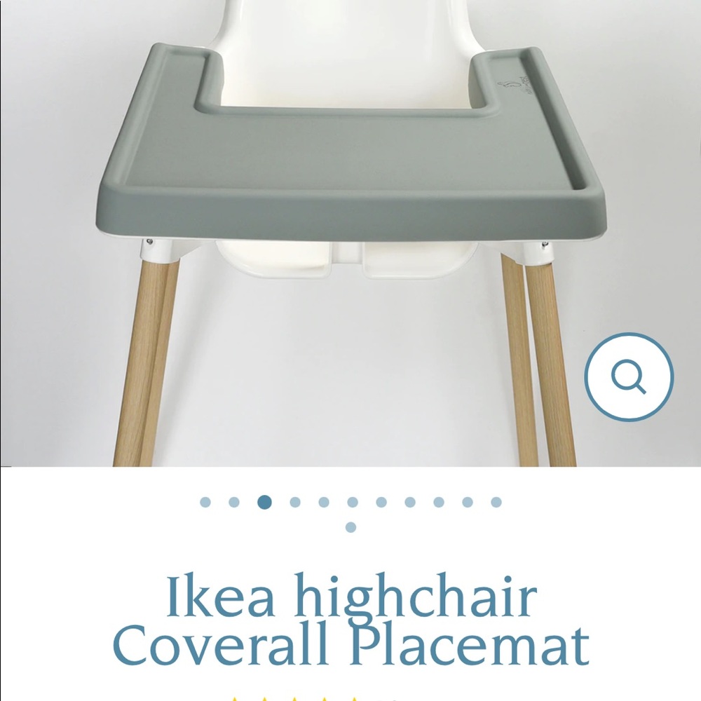Nibble and rest high chair tray cover